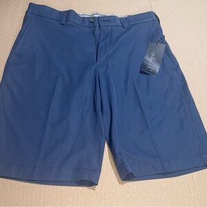 Men’s Walter Hagen Navy Flat Front Shorts 30w NWT